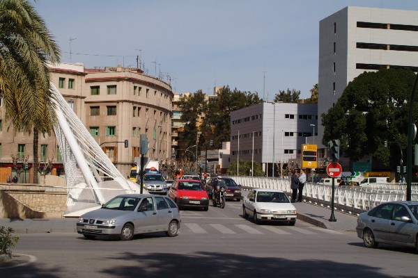 Circulacin en el centro de la ciudad de Murcia. Regin de Murcia Digital
