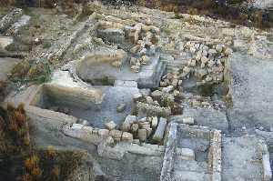 Vista del yacimiento romano de Fortuna