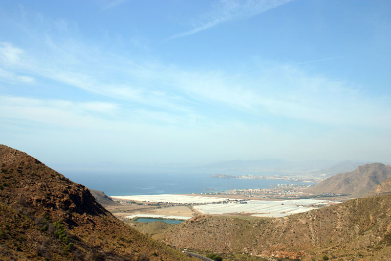 Vista de La Azoha e Isla Plana [Pern]. 
