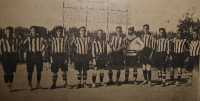 Equipo del Cartagena en un partido disputado en Murcia en 1924