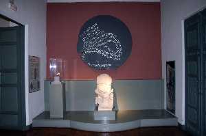 Sala dedicada a la escritura en el Museo de Arte Ibrico de Mula