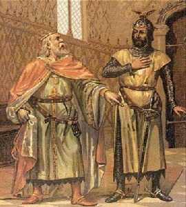 El Rey Alfonso X y el infante don Sancho