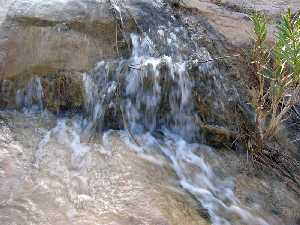 Saltos de agua en Caputa 
