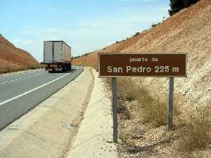 Puerto de San Pedro Lmite de pedana y camiones