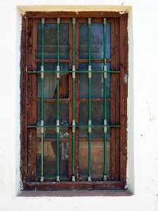 Detalle de ventana de la ermita Los Mdicos