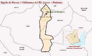 Mapa Pedanas Villanueva del Segura