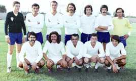 Alineacin del Molinense en la temporada 75/76