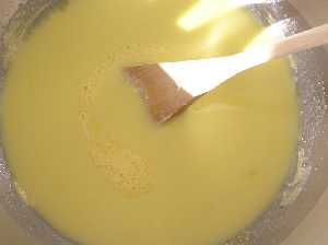 Margarina, vino y huevo 