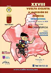 Cartel de la edicin 2008 de la Vuelta Ciclista a Murcia