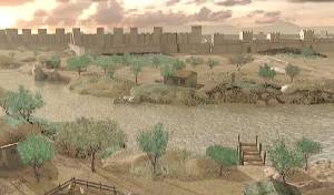 La muralla de Murcia experiment diversas mejoras al iniciarse el periodo cristiano