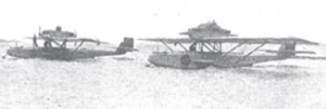 Dos de los hidroaviones del aerdromo de Los Alczares