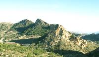 La sierra del guila, Molina de Segura. Rocas palegenas con una estructura tectnica increble