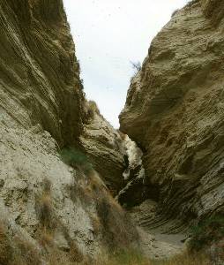 El Mediterrneo se sec hace 5,5 Ma. As lo atestiguan por ejemplo los yesos del Mioceno superior del barranco del Infierno (rambla de Librilla)