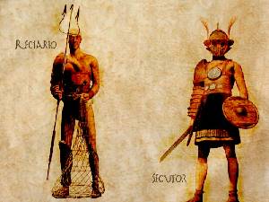 Ilustracin de gladiadores romanos 