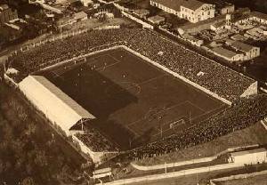 Campo de Les Corts, estadio del equipo hasta 1957, precedente del Camp Nou 