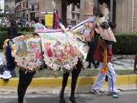 Caballo concursante de la Pea Terremoto 