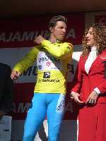 Danilo Hondo, primer lder de la Vuelta. Foto: Ascen Jimnez