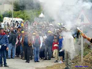 Salvas en la romera 