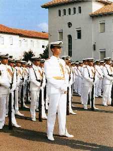 El prncipe don Felipe en la Academia General del Aire de San Javier [San Javier_Santiago de la Ribera]