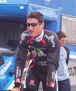 Fran P�rez con el equipo Illes Balears