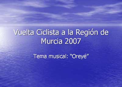 Sintona Vuelta Ciclista a Murcia 2007