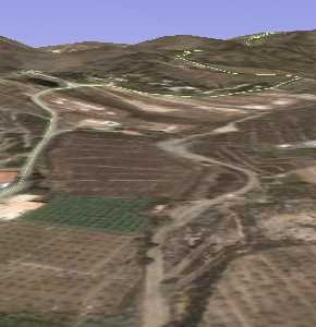 Tramo final del recorrido de la 4 etapa vistro a travs de Google Earth [Vuelta Ciclista a Murcia 2007]