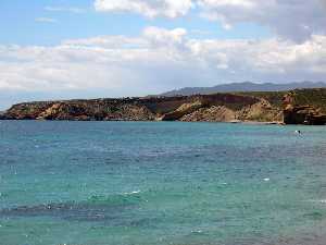 Vista general de las calas de Bolnuevo[Bolnuevo]