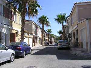 Vista de la calle La Morra en La Asuncin (Villanueva) [Nuestra Sra. de la Asuncin]