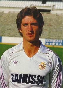 Chendo con el uniforme del Real Madrid, 1985 [Chendo]