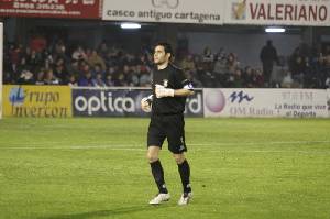 Juanmi en el partido de la Seleccin de Cartagena contra las Islas Feroe en 2007 