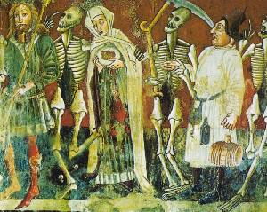 Imagen de una ''danza de la muerte''