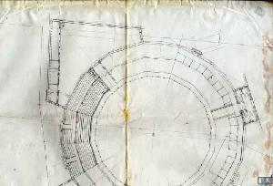 Plano plaza de toros de Abarn 1891