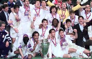 El Real Madrid celebra la séptima Copa de Europa (Año 1998) 