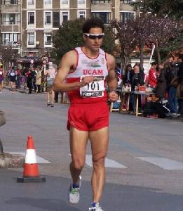 Juanma Molina en el Campeonato de Espaa 20 km marcha. Castro Urdiales 2008 