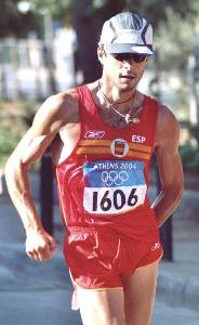 Juanma Molina en los Juegos Olmpicos de Atenas 2004 