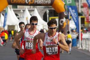 Juanma Molina en el Campeonato de Espaa 20 km marcha 2008. Castro Urdiales 