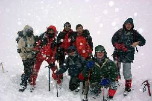 Ventisca de nieve en el Bosque Vertical - LaSagra 2006-02-26 