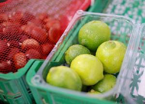 Limas en el mercado 