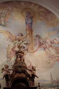 Interior de la Capilla de Santiago en la Catedral de Murcia