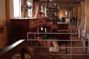 Interior del Museo de los Molinos del Ro