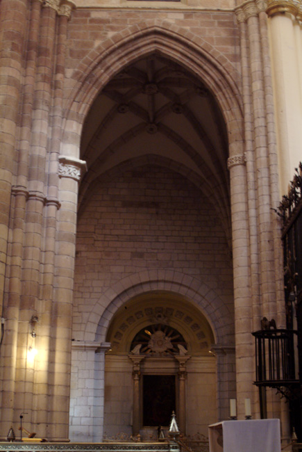 Bóveda en el interior de la Catedral de Murcia