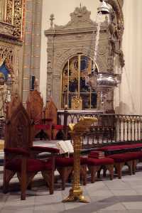 Interior de la Capilla Mayor de la Catedral de Murcia