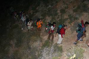 Marcha nocturna a Cala Aguilar 2008-06-22