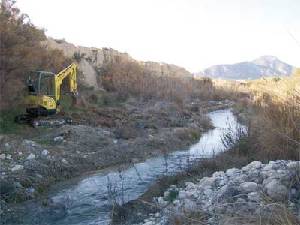 Plantacin de ribera en el ro Luchena (cuenca alta del Guadalentn)