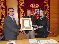 El Alcalde de Molina y la Concejala de Hacienda reciben el Certificado de Calidad ISO 9001
