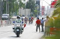 Ciclistas durante la Vuelta a Murcia 2008