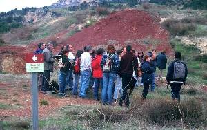 Profesores de enseanza secundaria adquieren conocimientos prcticos en el yacimiento de bauxitas para aplicarlos en su docencia