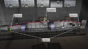 Sistema de dinamos del Submarino Peral [Isaac Peral]