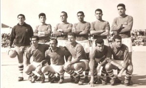 Alineacin del Abarn en uno de los partidos de la temporada 1962/1963