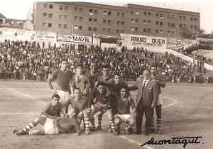 Los jugadores del Abarán tras lograr el ascenso